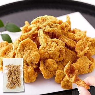 Natural Life Snacks Chicken Skin, Curry Flavor, 3.5 oz (100 g), Domestically Produced, Snacks, Delicates, Chips, Crispy, Juicy, Fried Spices, Addictive