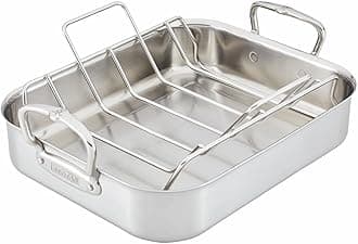 Hestan Provisions – 16.5" Classic Clad Roaster with Stianless Steel Rack