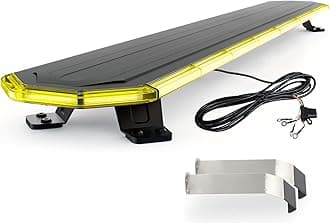 Agrieyes 48" High Bright Tow Truck Light Bar, Extremely Slim Strobe Light Bar, Rooftop Mount LED Amber Emergency Warning Lights for Trucks, Vehicle, Snowplow, Crane, Security, Construction