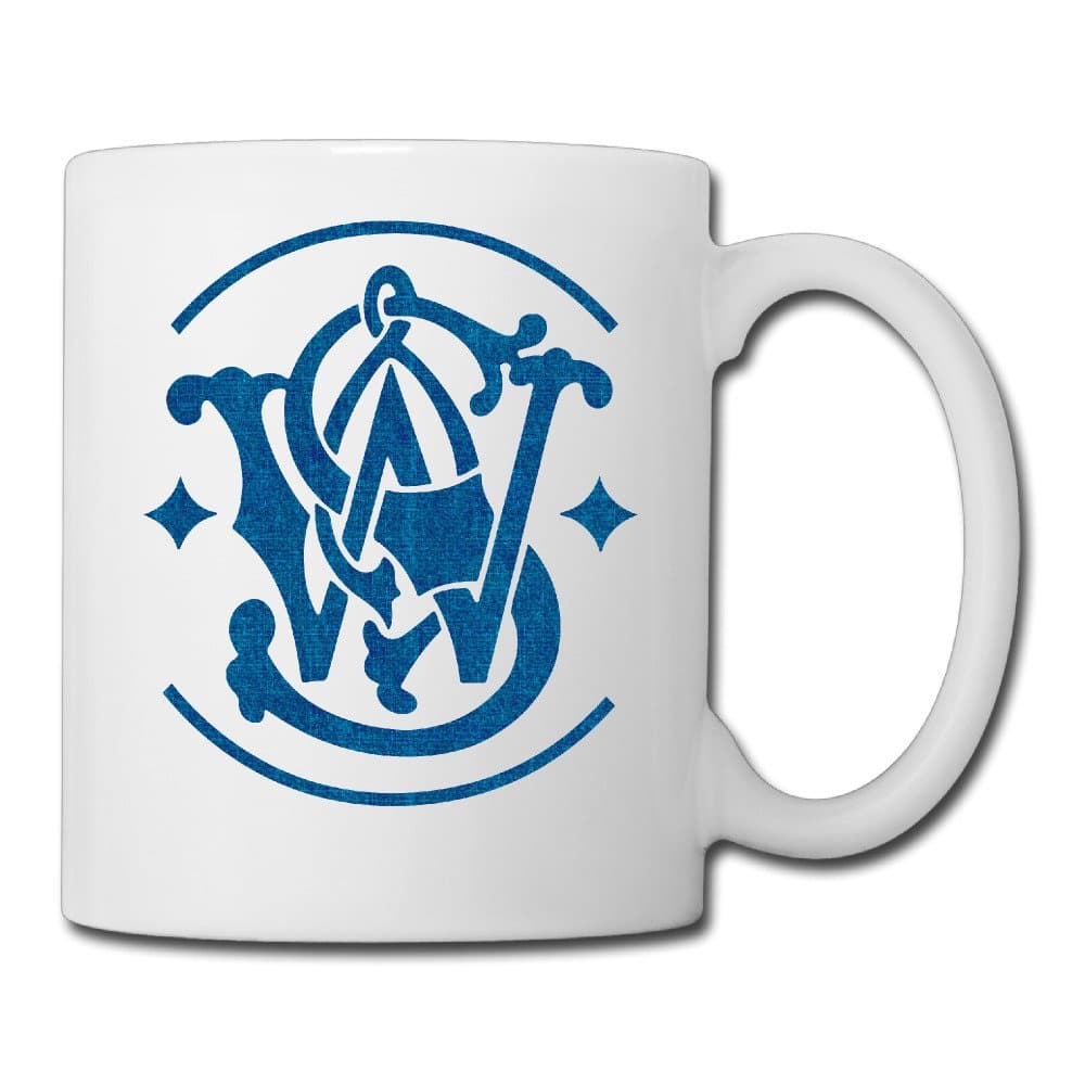 Smith And Wesson Logo Ceramic Custom Coffee/Tea Mug White 11oz For Funny Gifts