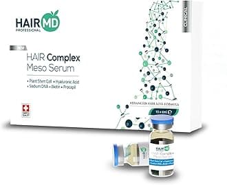 Clinical Hair Complex Meso Serum Hair Growth Serum – 10Pcs 6ml Vials Scalp Treatment Ideal for Hair Transplant, Home Application – Activates Hair Follicles – Promotes New Hair Growth