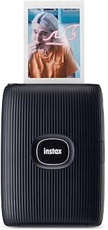 Fujifilm Instax Mini Link 2 Smartphone Photo Printer, Wireless, Portable, and Lightweight Instant Film Printer, Bluetooth, Compatible on iPhone iOS or Android Devices - Space Blue (Renewed)