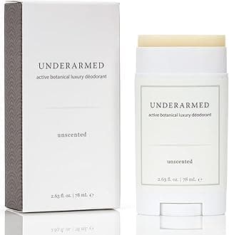 - Underarmed Unscented Aluminum-Free Deodorant, Coconut + Essential Oils, Baking Soda, Raw Honey & Mineral Salt | Non-GMO Vegan Formula For Women & Men