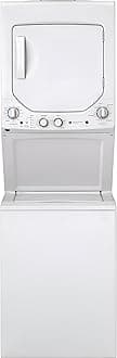 Unitized Spacemaker® 3.8 Cu. Ft. Washer and 5.9 Cu. Ft. Electric Dryer Laundry Center, 27-Inch, White – GUD24ESSMWW