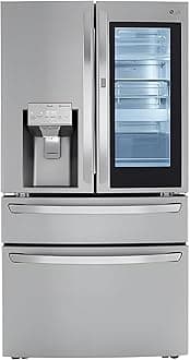 LG LRMVS3006S 30 CF 4-Door French Door InstaView DID Craft Ice ThinQ Full Convert