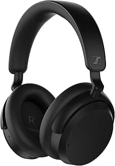 ACCENTUM Wireless Bluetooth Headphones - 50-Hour Battery Life, Audio, Hybrid Noise Cancelling (ANC), All-Day Comfort and Clear Voice Pick-up for Calls, Black