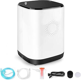 Oxygen Concentrator Machine Portable Oxygen Generator -Oxygen Concentrator for Home/Trave,Low Noise,Complete Accessories, Adjustable