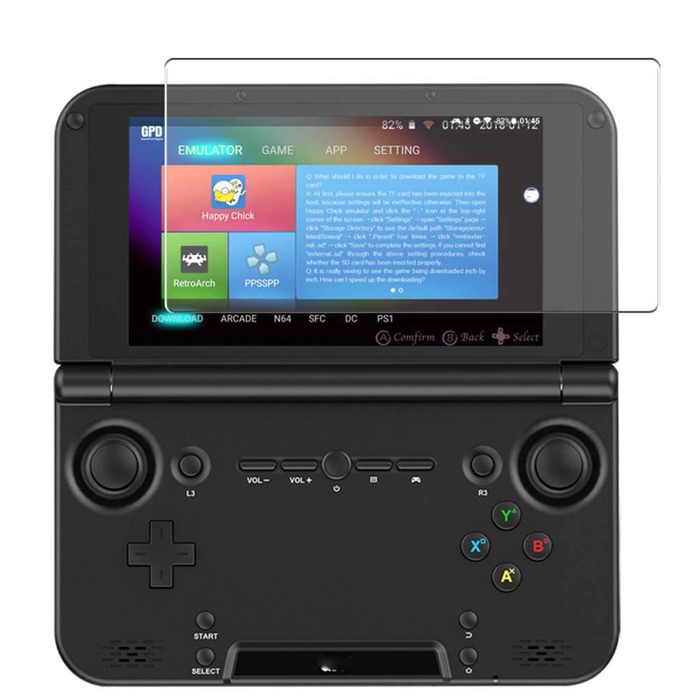 [4 Pack] Synvy Screen Protector Film, compatible with GPD XD Plus Guard Skin [ Not Tempered Glass Protectors ]