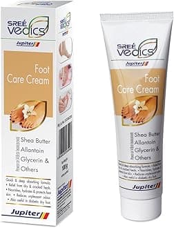 Foot Care Cream with Shea Butter, Allantoin, Glycerin for Dry, Cracked Heels, Diabetic Foot Care Cream 100 gms Pack of 1