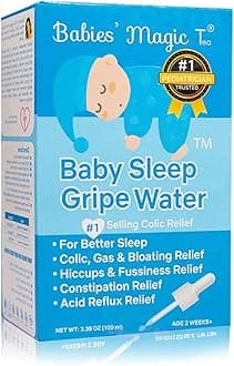 Babies Magic T Baby Sleep Gripe Water for Baby Colic and Gas Relief- Gentle & Safe- Supports Comfort from Colic and Gas
