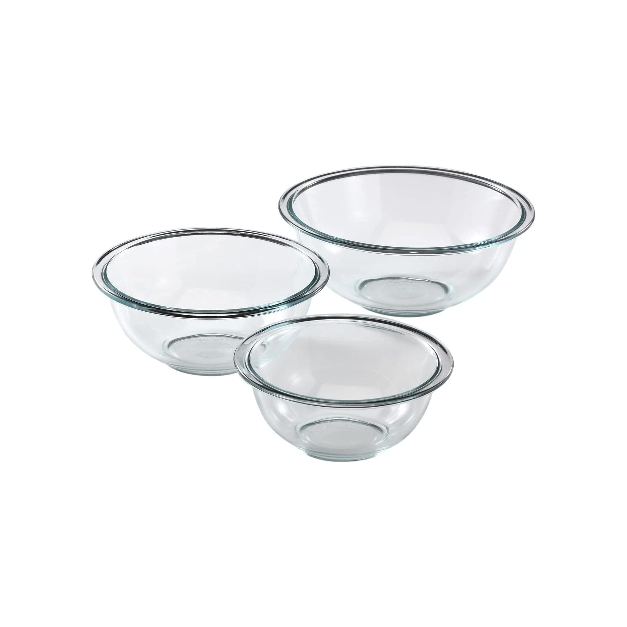 Pyrex Prepware 3-Piece Glass Mixing Bowl Set