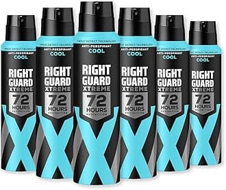 Mens Deodorant, Xtreme Cool with Air-Conditioning Effect Anti-Perspirant Spray, Multipack 6 x 150 ml