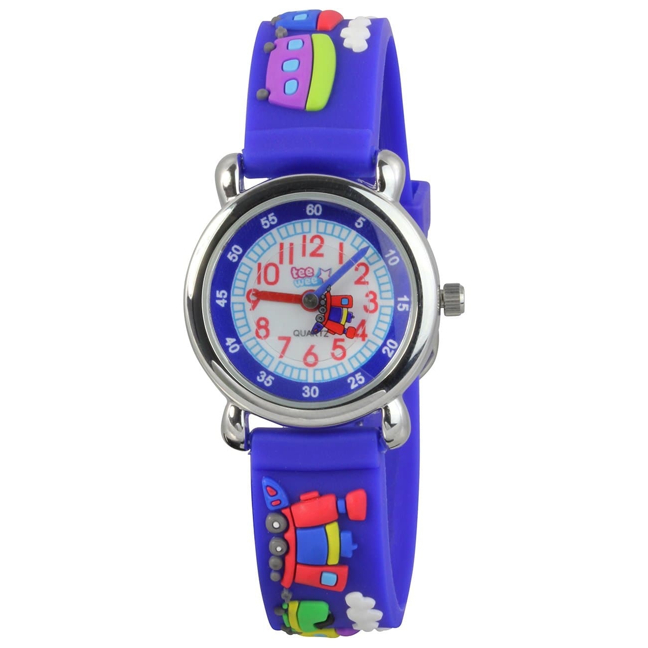 Tee-Wee UW659B – Wrist Watch, Rubber Strap Blue