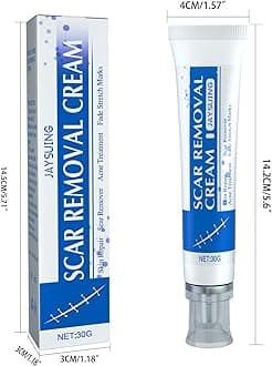 Generisch 2 x Scar Removal Cream, Face & Body Scar Treatment, Promotes Healing & Prevents Scarring