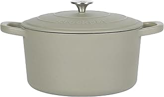 Crock-Pot Crock Pot Artisan 5-Quart Round Cast Iron Dutch Oven Pot With Lid - Matte Green