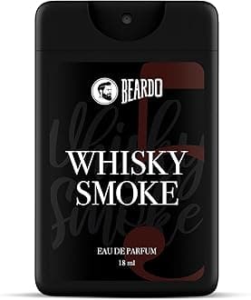 Beardo Whisky Smoke Pocket Perfume for Men 18ml | Spicy, Woody - Oudh | Long Lasting Mens Perfume | Date night fragrance Body Spray for Men | Eau De Parfume