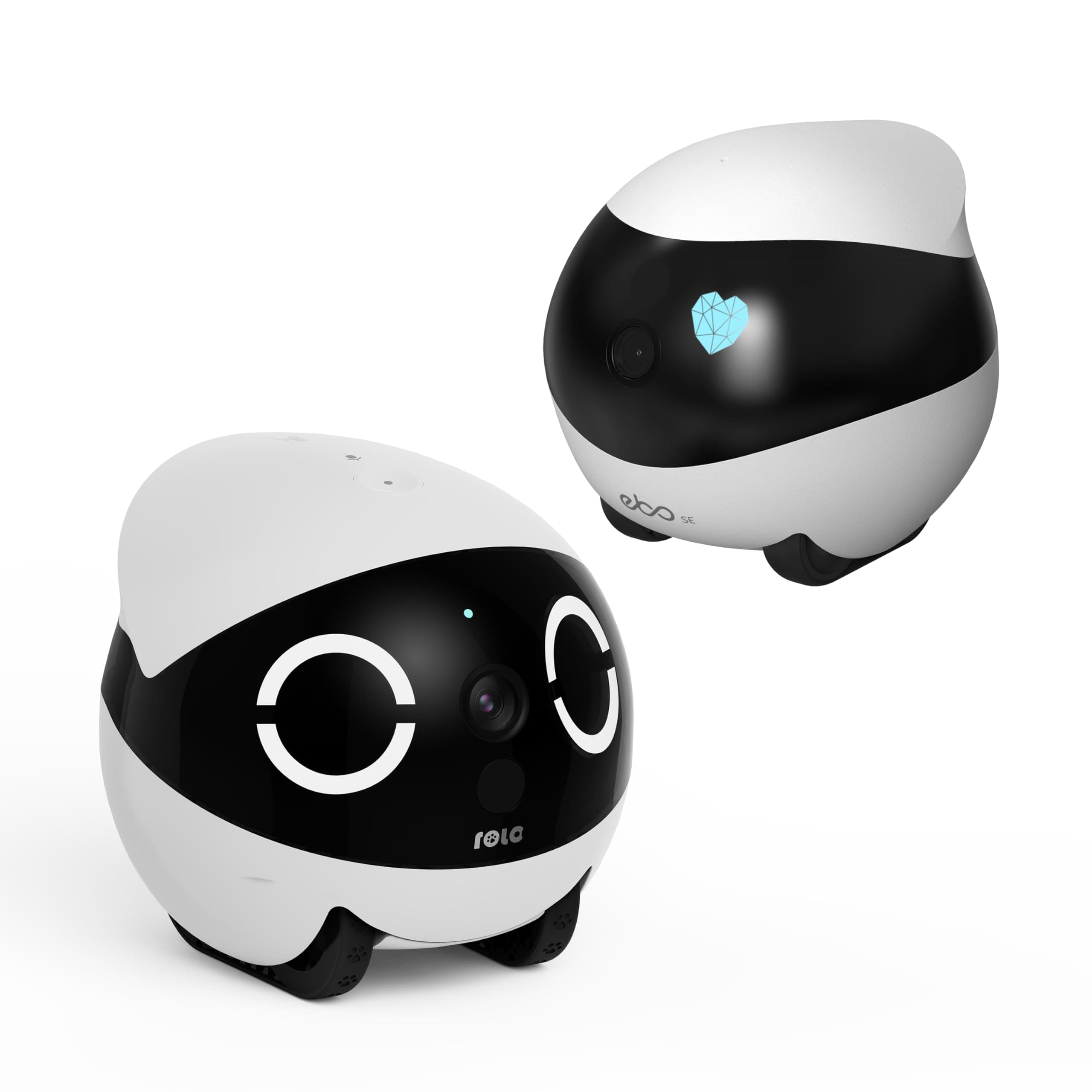 Enabot EBO SE 1080P Movable Camera + ROLA Mini 2K Pet Camera Robot