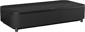 Epson EpiqVision Ultra LS800 Ultra Short Throw 3-Chip 3LCD Smart Streaming Laser Projector, 4,000 Lumens, 4K PRO-UHD, HDR, 150" Class, Android TV, 2.1ch Yamaha Built-in Speakers - Black (Renewed)