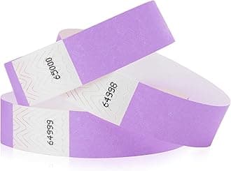 WristCo Berry 3/4" Tyvek Wristbands - 200 Pack Paper Wristbands for Events