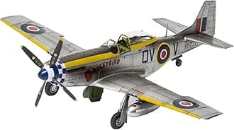 Airfix North American MK IV/P-51K Mustang 1:48 WWII Military Aircraft Plastic Model Kit A05137