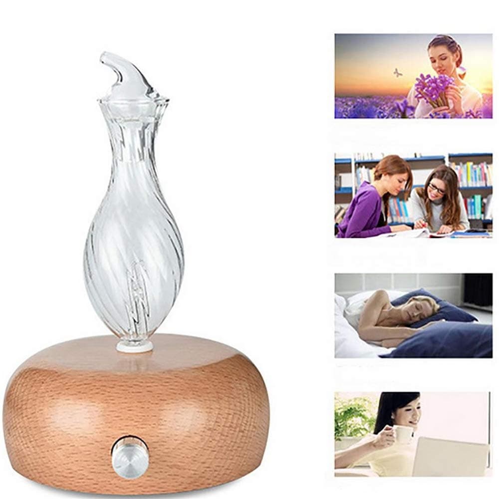 LL-Nebulizing Pure Essential Oil Aromatherapy Diffuser, Premium Home & Professional Use, No Heat, No Water, No Plastic