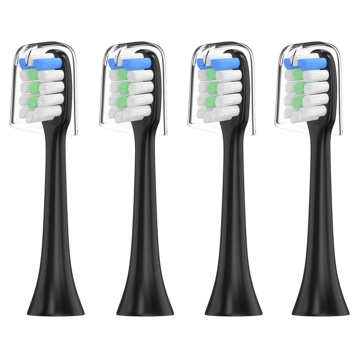 4 Pack Toothbrush Heads for Xiaomi Deep Cleaning, Automatic Electric Sonic Replacement Tooth Brush for Soocare X3, Soocas X3 Electric toothbrushes, with Travel Caps