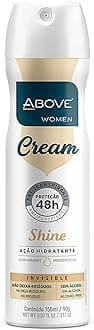 ABOVE 48 Hours Antiperspirant Deodorant, Cream Shine, 3.17 oz - Spray Deodorant for Women - Patchouli, Oak Musk, and Citrus Notes - Stain-Free