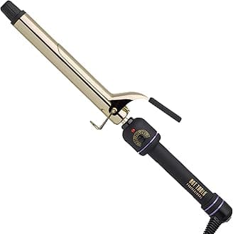 Hot Tools Pro Artist 24K Gold Extra Long Curling Iron | Long Lasting, Defined Curls (1-1/2 in)