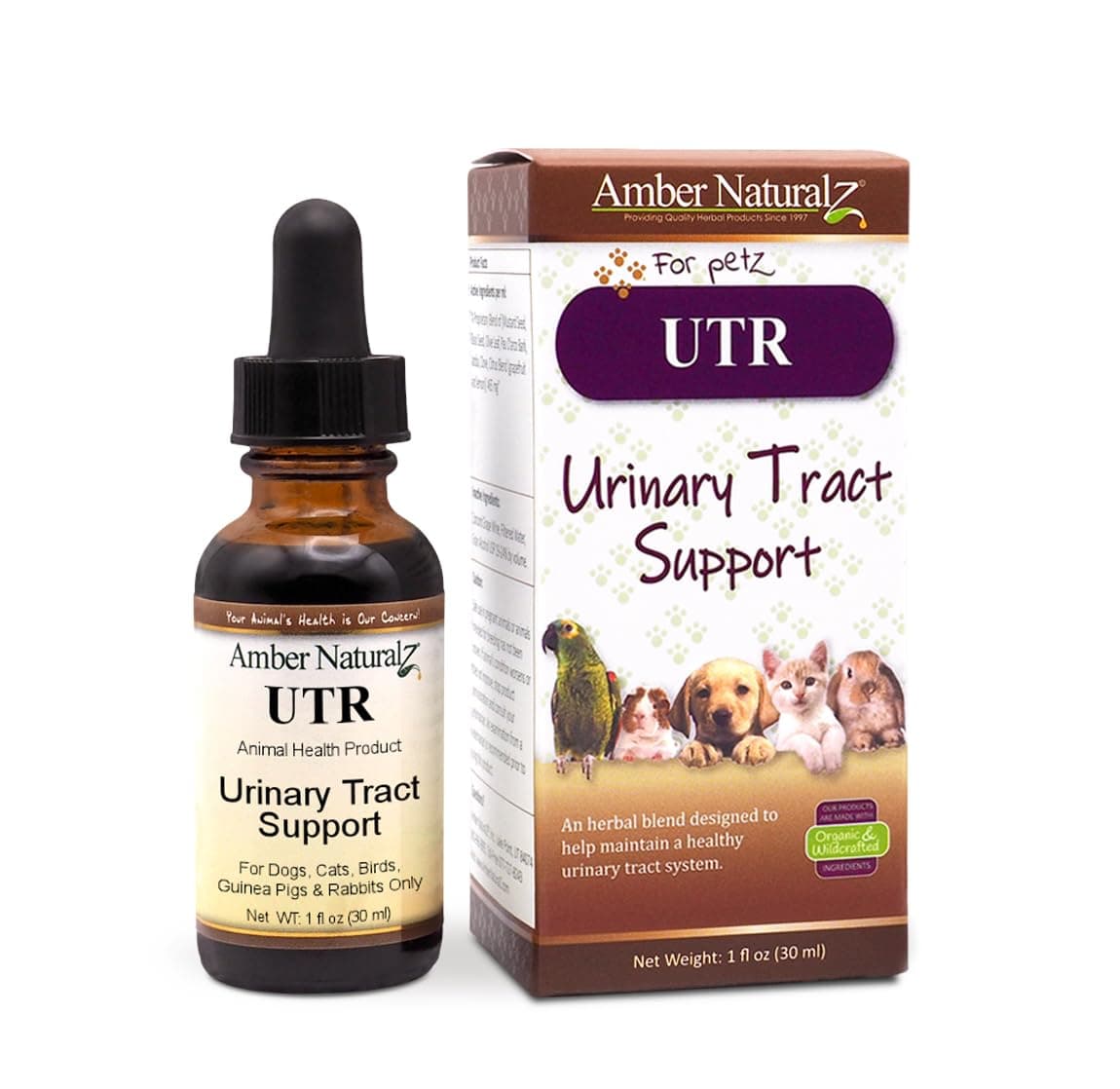 Amber Technology Utr Urinary Tract Support For Pets 1 Oz.