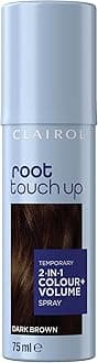 Clairol root touch up color + volume 2 in 1 spray dark medium brown, 75ml