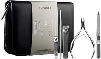 Sephora Collection 5 Piece Essentials Manicure Tool Kit, silver