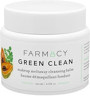 Farmacy Natural Cleansing Balm - Green Clean Makeup Remover Balm - Effortlessly Removes Makeup & SPF - 200ml Makeup Cleansing Balm