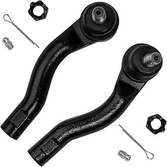 Detroit Axle - Front Outer Tie Rod Ends for Ford Fusion Lincoln MKZ Zephyr Mercury Milan, 2 Outer Tie Rod End Links Set Replacement