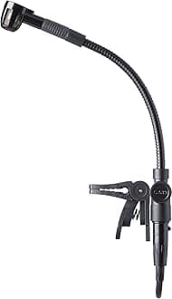 C519 M Professional Miniature Clip-On Condenser Microphone with Switchable Bass Cut