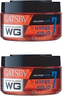 Japan Water Gloss - Hyper Solid, 150g (Pack of 2) | Hair Styling Gel for Men