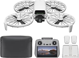 DJI Flip Fly More Combo With RC 2 Screen Remote Controller, Drone With 4K UHD Camera for Adults, Palm Takeoff, Auto Return, Intelligent Flight, 3 Batteries for 93-Min Flight Time