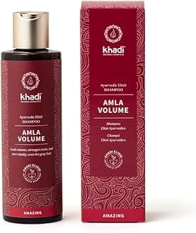 AMLA VOLUME Ayurvedic Shampoo - Powerful hair & volume through strong hair roots - 100% natural, vegan, silicone & sulfate-free - 6.7 fl oz