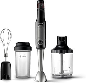 ProMix Viva Collection Handblender, 300W Blending Power, SpeedTouch, ProMix Technology, Easy & Intuitive, On-the-Go Tumbler, Black, (HR2627/91)