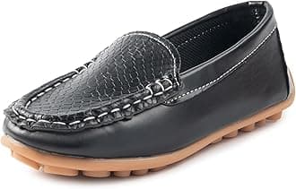 Boys Girls Loafers Dress Flats Slip-On Oxford Casual Moccasins School Walking Boat Shoes(Toddler/Little Kid/Big Kid)