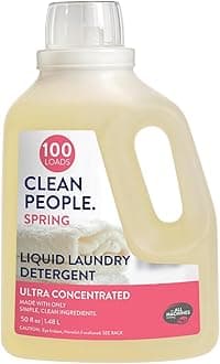 Liquid Laundry Detergent - Recyclable Packaging, Non-Toxic, Stain Fighting - Ultra Concentrated, Laundry Soap - Spring Scent, 50 fl oz…
