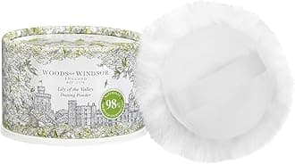 Woods Of Windsor Lily Of The Valley Body Dusting Powder With Puff for Women, 3.5 Ounce