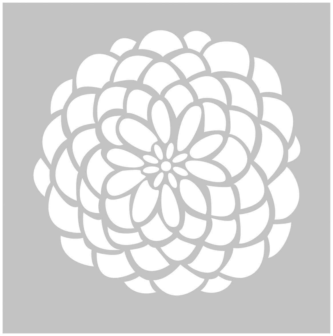 FabStencils DS 003 Fabscraps Desert Rose Stencil