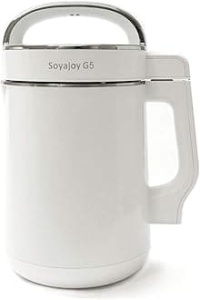 SoyaJoy G5 8 in 1 Soy Milk, Soybean or Dried Beans, Almond Milk, Quinoa Milk, Nut Milk, Oat Milk, Cashew Milk | + Soups, Porridges, Hot Cocoa | Self-Cleaning