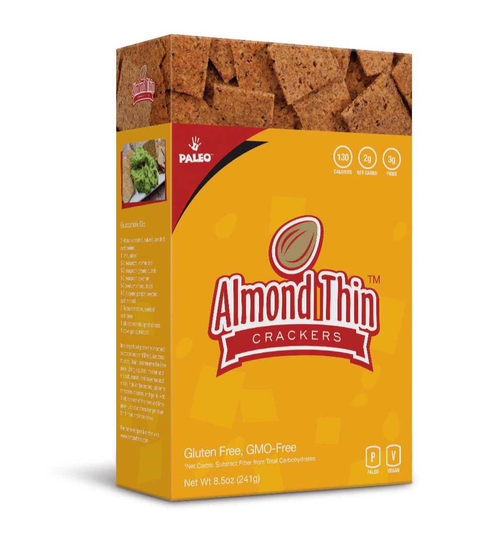Paleo -Almond Thin Crackers (Low Carb) Net Wt 8.5 oz ( 241g)