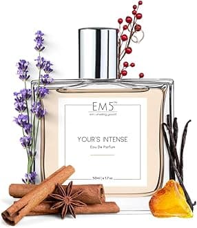 - EM5 Your's Intense Perfume for Men | Vanilla Cinnamon Warm Spicy Amber Fragrance | 50 ml Eau de Parfum Spray | Luxury Gift for Him