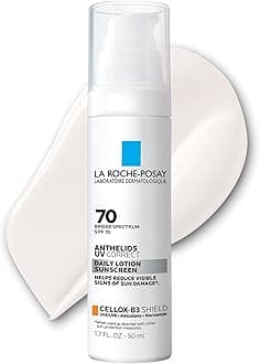La Roche-Posay Anthelios UV Correct Sunscreen Moisturizer SPF 70, Daily Anti-Aging Face Moisturizer with Niacinamide to Even Skin Tone & Fine Lines, Sun Protection for Sensitive Skin