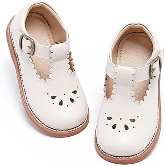 Felix & Flora Toddler Little Girl Mary Jane Dress Shoes - Ballet Flats for Girl Party School Shoes.