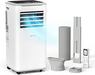 – Bonnlo 9000BTU Portable Air Conditioner, 5-in-1 Air Conditioning Unit, Heater 7000BTU, Dehumidifier, Sleep Mode, Fan 2 Speeds - Remote Control and Digital Display, 24H Timer, with Window Kit