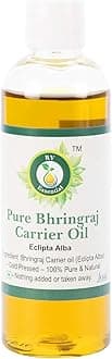 Bhringraj Oil | Eclipta Alba | 100% Pure Natural | Cold Pressed | Bhringraj Hair Oil | For Hair Growth | Rare Herb Series | 100ml | 3.38oz By R V Essential