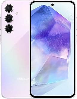 SAMSUNGGalaxy A55 5G (256GB + 8GB) (for Tmobile Mint Tello & Global) GSM Unlocked SM-A556E/DS 6.6" 120Hz 50MP Triple (Awesome Lilac)